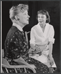 Peggy Wood and Imogene Coca in rehearsal for the stage production The Girls in 509