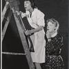Imogene Coca and Peggy Wood in rehearsal for the stage production The Girls in 509