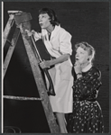 Imogene Coca and Peggy Wood in rehearsal for the stage production The Girls in 509
