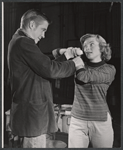 George Peppard and Lenka Peterson in rehearsal for the stage production Girls of Summer