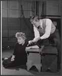 Shelley Winters and Pat Hingle in rehearsal for the stage production Girls of Summer