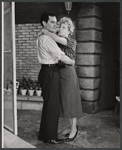 Larry Storch and Shelley Winters in the stage production Girls of Summer