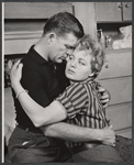 Pat Hingle and Shelley Winters in the stage production Girls of Summer