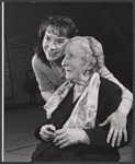 Lois Nettleton and Maureen Delany in rehearsal for the stage production God and Kate Murphy