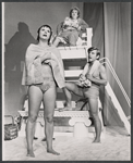 Ann Hodapp, Marcia Lewis, and Bill Hinnant in the stage production God Bless Coney