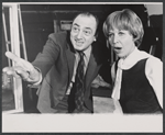 Hy Anzell and Natalie Priest in the stage production God Bless You, Harold Fineberg