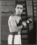 Sammy Davis, Jr. in rehearsal for the stage production Golden Boy
