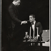Unidentified actor and Sammy Davis, Jr. in the stage production Golden Boy