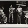 Roy Glenn, Sammy Davis, Jr., Johnny Brown, and Jeannette DuBois in the stage production Golden Boy