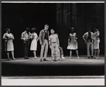 Sammy Davis, Jr., Terrin Miles, and company in the stage production Golden Boy