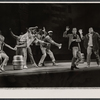 Sammy Davis, Jr., Johnny Brown, and company in the stage production Golden Boy