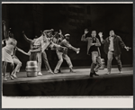 Sammy Davis, Jr., Johnny Brown, and company in the stage production Golden Boy