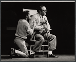 Sammy Davis, Jr. and Roy Glenn in the stage production Golden Boy