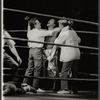 Sammy Davis, Jr. (center) and unidentified actors in the stage production Golden Boy