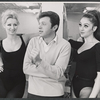 Steve Lawrence and unidentified dancers in rehearsal for the stage production Golden Rainbow