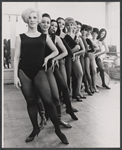 Scene from rehearsal for the stage production Golden Rainbow