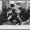 Eydie Gorme, Steve Lawrence, Antony De Vecci [?], and Diana Saunders in rehearsal for the stage production Golden Rainbow
