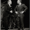 Unidentified actor and Joseph Sirola in the stage production Golden Rainbow