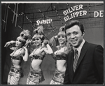 Steve Lawrence and dancers in the stage production Golden Rainbow