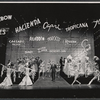 Steve Lawrence (center), Diana Saunders and Antony De Vecci [?] (far left), and company in the stage production Golden Rainbow