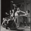 Scene from rehearsal for the stage production Portofino