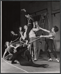 Scene from rehearsal for the stage production Portofino