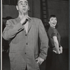 Robert Strauss and Helen Gallagher in rehearsal for the stage production Portofino