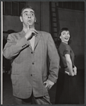Robert Strauss and Helen Gallagher in rehearsal for the stage production Portofino