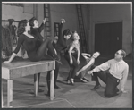Ensemble and Charles Weidman in rehearsal for the stage production Portofino