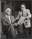 Karl Genus and Richard Ney in rehearsal for the stage production Portofino