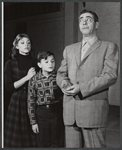 Jan Chaney [left], Robert Strauss [right], and unidentified [center] in rehearsal for the stage production Portofino
