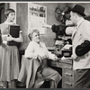 Carol Haney, Rita Shaw and Eddie Foy Jr. in the stage production The Pajama Game