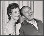 Chris Calloway and Cab Calloway in a publicity pose for the 1973 Broadway revival of The Pajama Game