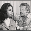 Barbara McNair and Hal Linden in publicity photo for the 1973 Broadway revival of The Pajama Game