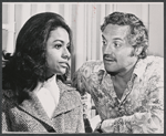 Barbara McNair and Hal Linden in publicity photo for the 1973 Broadway revival of The Pajama Game