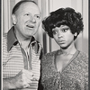 Hal Norman and unidentified in rehearsal for the 1973 Broadway revival of The Pajama Game