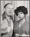 Hal Norman and unidentified in rehearsal for the 1973 Broadway revival of The Pajama Game