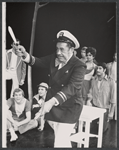 Cab Calloway [foreground] with unidentified performers in the 1973 Broadway revival of The Pajama Game