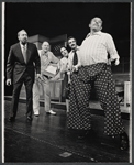 Willard Waterman, Hal Norman, Mary Jo Catlett, Hal Linden and Cab Calloway in the 1973 Broadway revival of The Pajama Game