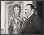 Chris Calloway and Cab Calloway in publicity photo for the 1973 Broadway revival of The Pajama Game