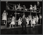 Cab Calloway [foreground] and ensemble in the 1973 Broadway revival of The Pajama Game