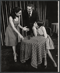 Barbara McNair, Hal Linden and Sharron Miller in the 1973 Broadway revival of The Pajama Game