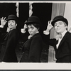 Sharron Miller [center] and unidentified others in the 1973 Broadway revival of The Pajama Game
