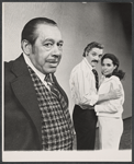 Cab Calloway, Hal Linden and Barbara McNair in a publicity pose for the 1973 Broadway revival of The Pajama Game