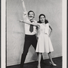 Hal Linden and Barbara McNair in a publicity pose for the 1973 Broadway revival of The Pajama Game