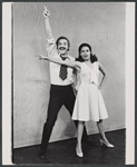 Hal Linden and Barbara McNair in publicity photo for the 1973 Broadway revival of The Pajama Game