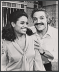 Barbara McNair and Hal Linden in a publicity pose for the 1973 Broadway revival of The Pajama Game