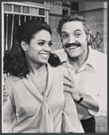 Barbara McNair and Hal Linden in publicity photo for the 1973 Broadway revival of The Pajama Game