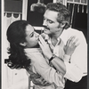 Barbara McNair and Hal Linden in the 1973 Broadway revival of The Pajama Game