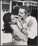 Barbara McNair and Hal Linden in the 1973 Broadway revival of The Pajama Game